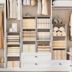 3PCS Stackable Closet Organizers and Storage Basket - Image 2