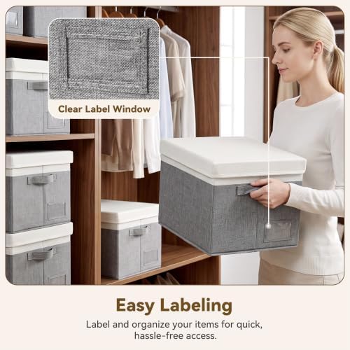 GRANNY SAYS Storage Bins with Lids, Decorative Storage Boxes with Lids - Image 4