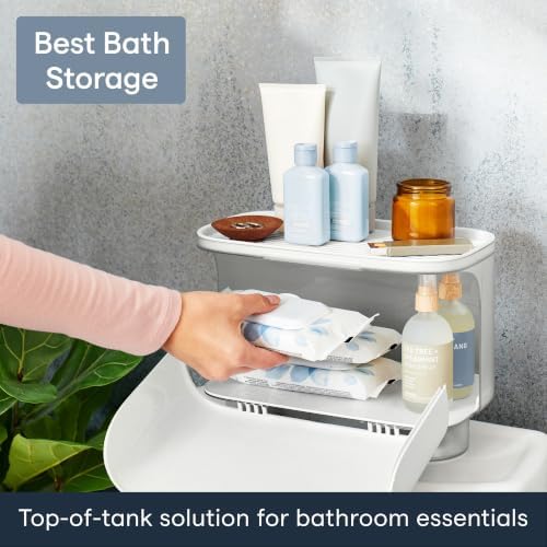 YouCopia HideAway Toilet Cabinet, Over Toilet Bathroom Storage Organizer - Image 3