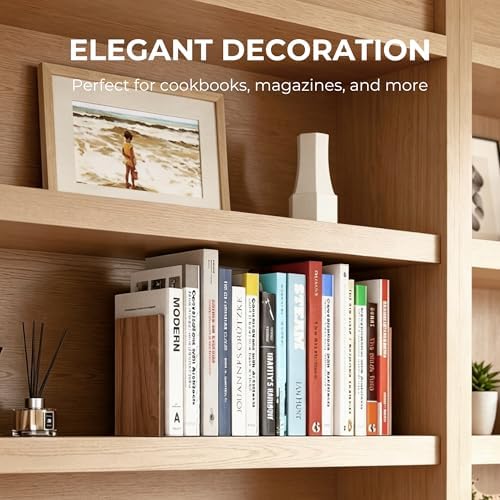 Muso Wood Handmade Walnut Non-Skid Book Ends, 3 Pairs - Image 2