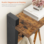 Homode Wall Mount Coat Rack with Shelf and 5 Tri Hooks - Image 5