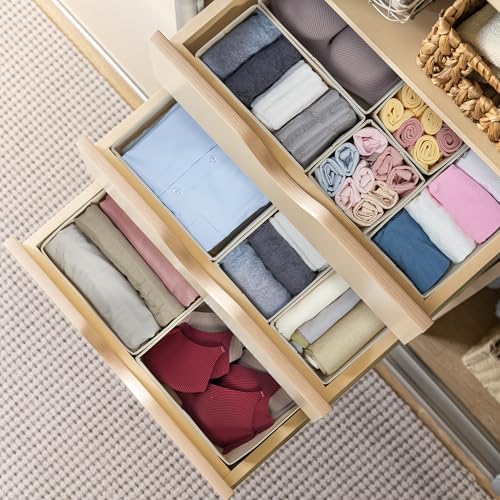 Kootek 16 Pack Drawer Organizer Clothes Dresser Organizers for Clothing - Image 5