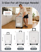 BAGSMART Travel Vacuum Bags with Rechargeable Electric Pump, 15PC Kit - Image 3