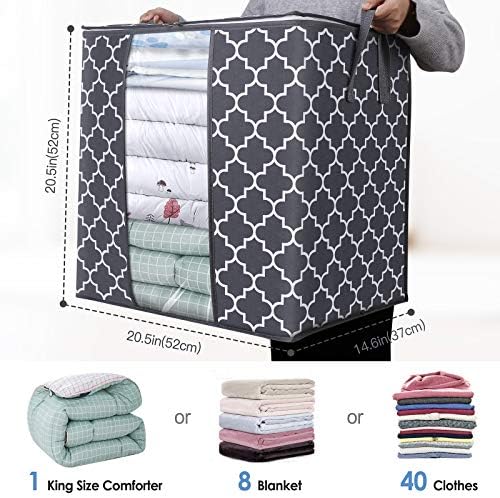 Storage Bags 4 Pack 100L Clothes Organization and Storage Containers - Image 2