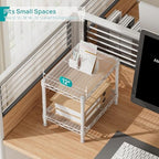 SINGAYE Small Shelves Kitchen Storage Shelf Wire Shelving Metal Adjustable - Image 5