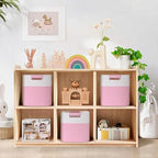 13 Inch Storage Cubes, 3 Pack Cube Storage Bins for Organizing, Cotton Rope Woven Baskets for Shelves, Bathroom, Kids Room, Closets, Baby Nursery - Image 2
