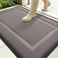 OLANLY Front Door Mat Outside 35x23, All-Season Heavy-Duty Rubber Doormat by OLANLY