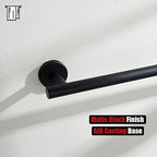 JQK Black Bath Towel Bar, 33 Inch 304 Stainless Steel Thicken 0.8mm Towel Rack Bathroom, Towel Holder Matte Black Wall Mount, Useable Length 30 Inch, TB110L30-PB - Image 6
