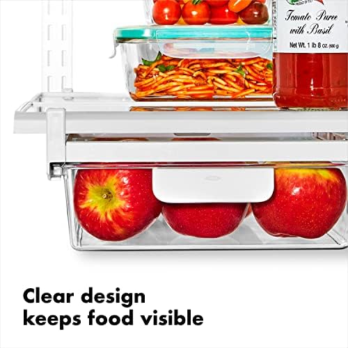 OXO Good Grips Fridge Undershelf Drawer 10 in - for Deli Meat, Cheese, Produce and More - Image 6