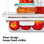 OXO Good Grips Fridge Undershelf Drawer 10 in - for Deli Meat, Cheese, Produce and More - Image 6