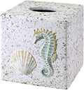 Avanti Linens - Tissue Box Cover, Standard Size Tissue Holder for Home by AvantiHomeSince1969