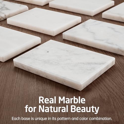KES Natural Marble Toilet Paper Holder Stand Bathroom - Image 3
