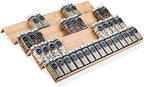 Mulush Bamboo Spice Rack Tray - Spice Drawer Organizer for Kitchen Cabinets Storage and Organization (Jars Not Included, 8 Individual Pieces, Not Adjustable) by Mulush