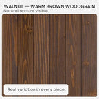 Homeforia 60 Inch Floating Shelves, High-End Solid Pine Wood, Set of 3 - Image 7