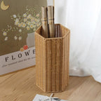 Rattan Umbrella Stand Umbrella Holder Woven Umbrella Stand Basket Sturdy, Walking Sticks, Canes, Entryway, Mudroom, Office - Image 7
