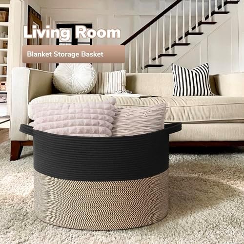 Goodpick 115L Extra Large Storage Basket for Blankets Toys for Nusery Room - Image 2