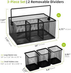 Neudeco Utensil Holder Set of 3, Black - Image 5