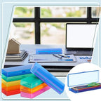 Fainne 24 Plastic Pencil Case Bulk, Single Layer, Assorted Colors, S - Image 5