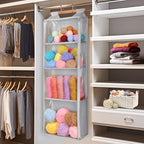 Univivi 4-Tier Hanging Yarn Storage Organizer, Grey - Image 5