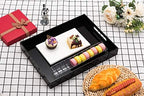 Glossy Black Sturdy Acrylic Serving Tray with Handles - 10x15 Inch, Coffee, Appetizer, Breakfast Tray - Butler, Kitchen to Vanity Table, Decorative - Image 4