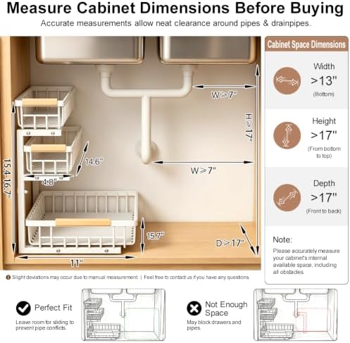 Under Sink Organizer, 3-Tier Storage - Image 7