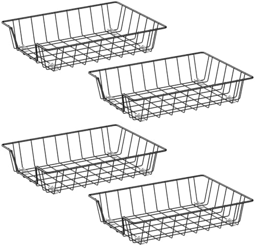 A4 Letter Magazine Desk File Storage Tray Organizer Bin (4) by Gawerk