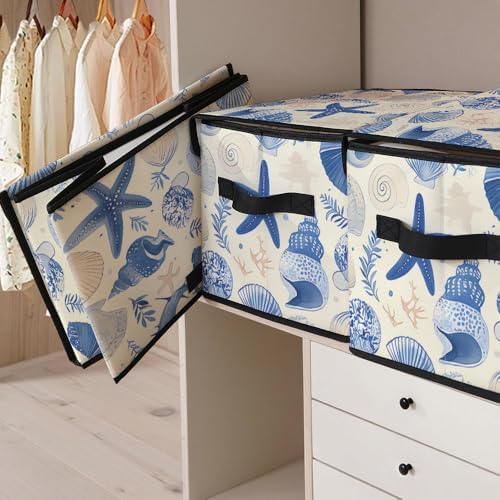 Stackable Clothes Storage Bins with Lids 3 Pack. - Image 5