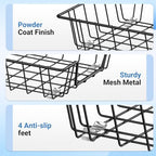 A4 Letter Magazine Desk File Storage Tray Organizer Bin (4) - Image 3