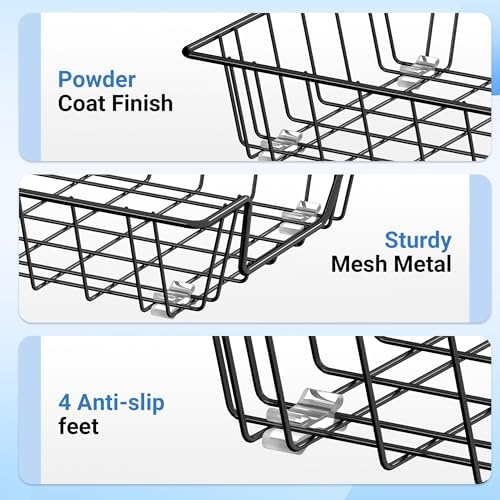 A4 Letter Magazine Desk File Storage Tray Organizer Bin (4) - Image 3