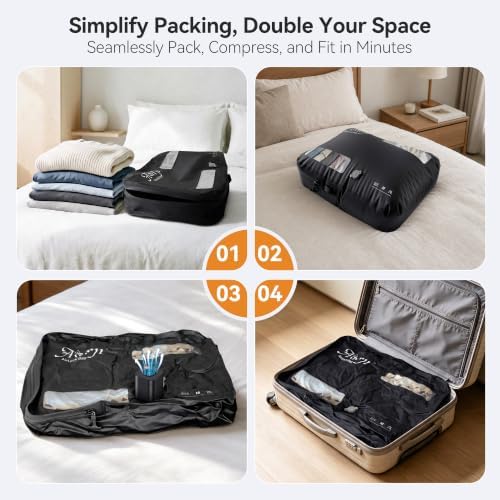 Travel Vacuum Bags w/Pump, 21L Vacuum Seal Bags for Travel - Image 5