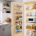Delamu Over The Door Pantry Organizer, 8-Tier Hanging Spice Rack - Image 6