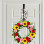 2 PCS Wreath Hangers for Front Door 15.5" Wreath Hook Over the Door - Image 2