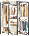HOMIDEC Wardrobe Closet, 4 Hanging Spaces Portable Clothes Rack by DecorateYourHome