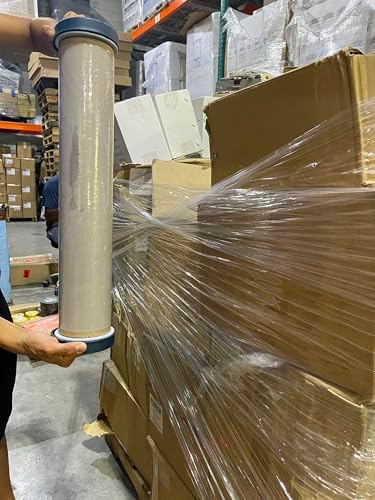 WOD SFD18H Durable Plastic Hand-Saver Lightweight Compact Stretch Film Wrap Holder & Dispenser Designed - Ideal for Shrink Film Wrapping Applications: Fits Any 3" in. Core (75-Pair) - Image 3