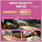 3 Pack Tank Top Hangers Space Saving, Bra Hangers for Closet Organizer, Bra Organizer for Closet, Space Saving Organizers and Storage for Dorm & Apartment for Tankto (Wooden) - Image 5