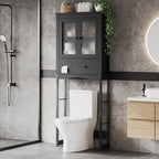 Garvee Over-The-Toilet Storage Rack, Vintage Bathroom Organizer - Image 7
