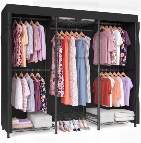 SONGMICS Closet Organizers and Storage, Clothes Rack with Shelves by SONGMICSbySONGMICSHOME