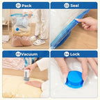 ETENWOLF 15 Combo Vacuum Storage Bags for Travel with Wireless Pump - Image 7