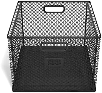 TRU RED Wire Mesh File Organizer, Matte Black, 2-Pack by TRURED