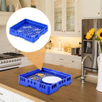 Aurelema 1 Pack Commercial Dishwasher Tray Rack, Basic Edition, Blue - Image 6