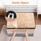 Lifewit 4 Pack Clear Clothes Storage Bags, 60L Plastic Blanket Vinyl Foldable Moving Bags with Zipper, Closet Organizers and Storage Containers for Bedding, Duvet, Pillow - Image 5