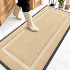 OLANLY Front Door Mat Outside 59x23, All-Season Heavy-Duty Rubber Doormat by OLANLY