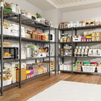 REIBII 78.4''W Storage Shelves, 1500LBS Heavy Duty&Space Saving for Garage - Image 5