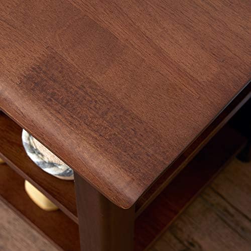 XKZG Shoe Rack Bench Wooden Shoe Storage Bench Entryway Bench, Brown, 47.2" - Image 5