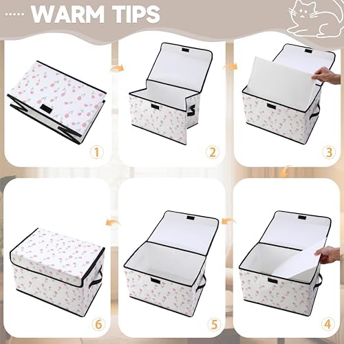 Stackable Clothes Storage Bins with Lids 3 Pack. - Image 3