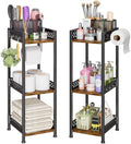 3 Tier Bathroom Organzier Storage Shelf Stand Toilet Paper Holder by MJIMKE