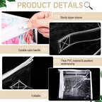 Windyun 16 Pcs Clear Zippered Storage Bags, Blanket Storage, 16 x 12 x 8 in - Image 3