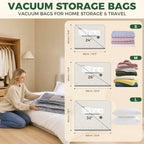 Vacuum Storage Bags with Cordless Digital Pump - 18 Combo - Image 2