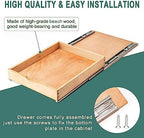 Fully Assembled Pull Out Cabinet Drawer, Wood Pull Out Cabinet Organizer, Soft Close Slide Out Pull Out Drawers for Kitchen Cabinets, Fast and Easy DIY Installation, 18”W x 21”D - Image 5