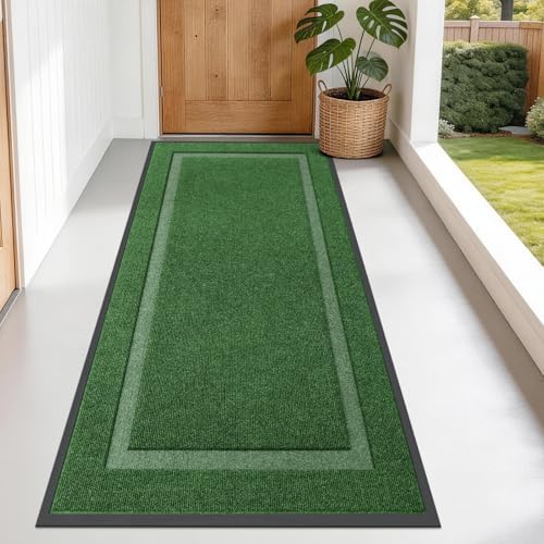 OLANLY Front Door Mat Outside 71x34, All-Season Heavy-Duty Rubber Doormat by OLANLY